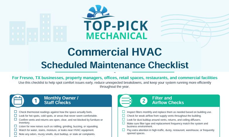 Top-Pick Mechanical - Commercial Checklist